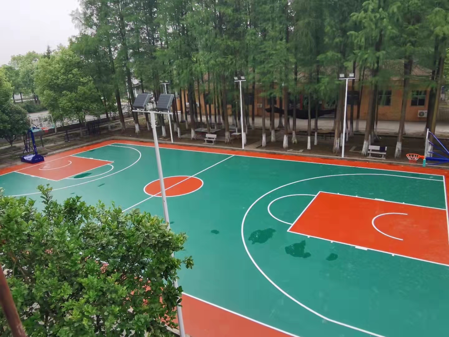 洪湖瞿家灣籃球場(chǎng)